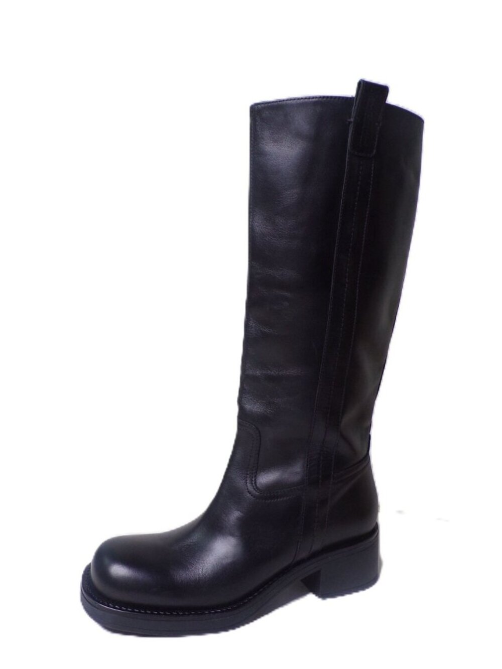 🆕NERO GIARDINI Leather Knee High Moto Boot Black 8 - Picture 9 of 11